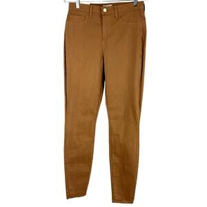 L'AGENCE NWT Marguerite Skinny High Rise Camel Color Size 29 Pants Modal Spandex